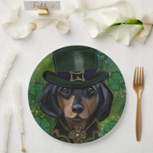 Dachshund pappteller