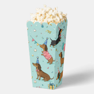 Dachshund-Popcorn-Partytüte Geschenkschachtel