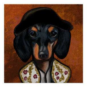 DACHSHUND     POSTER