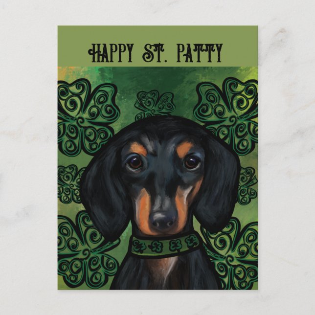 DACHSHUND POSTKARTE (Vorderseite)