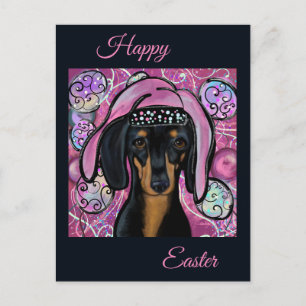 DACHSHUND POSTKARTE