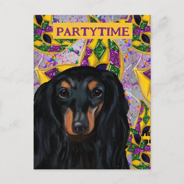 DACHSHUND          POSTKARTE (Vorderseite)