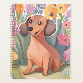 Dachshund Puppy | Watercolor Dog Pet
