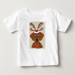 Dachshund-Rentier Baby T-shirt