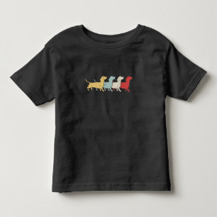 Dachshund Retro Vintage Kleinkind T-shirt