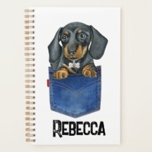 Dachshund Sausage Chien Planificateur Personnalisé