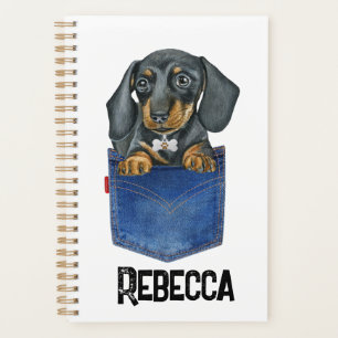 Dachshund Sausage Chien Planificateur Personnalisé