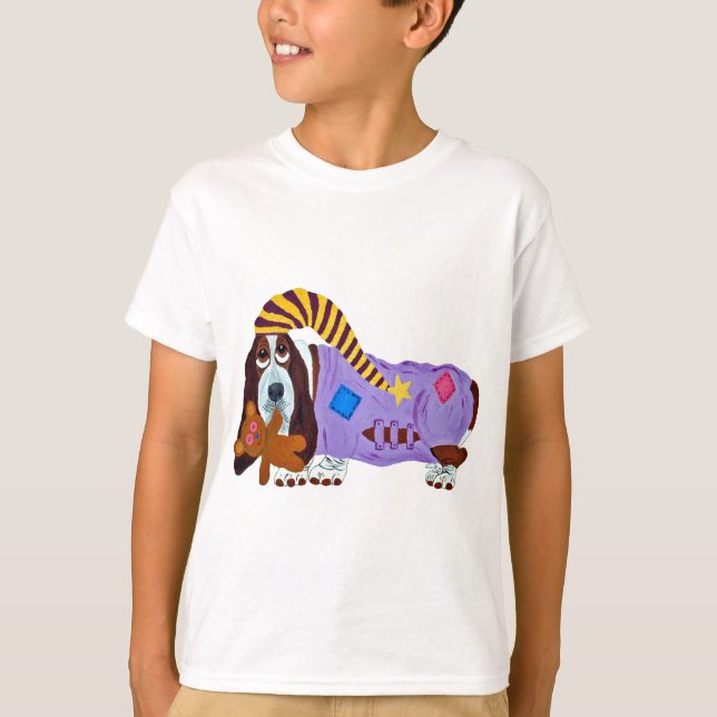 Dachshund-Schlafenszeit T-Shirt (Vorderseite)