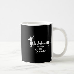 Dachshund Schnee Süß Wiener Weiner Hundebesitzer C Kaffeetasse
