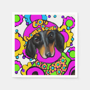 DACHSHUND  SERVIETTE