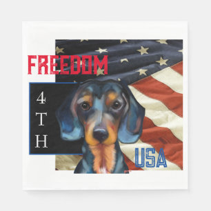 Dachshund Serviette