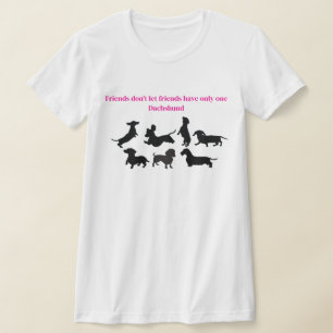 Dachshund-Silhouette-T-Shirt T-Shirt