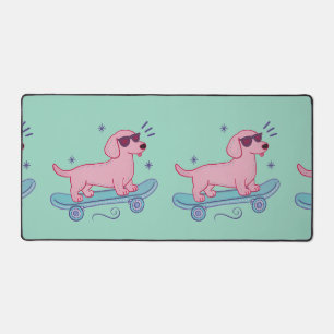 Dachshund Skateboard Cool Art de Chien Drôle