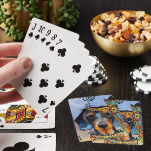 DACHSHUND   SPIELKARTEN