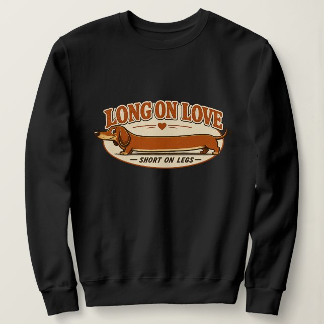 Dachshund-Squad-T-Shirt Sweatshirt (Design vorne)