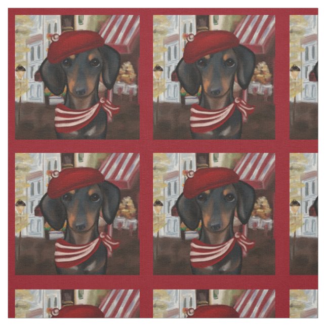 Dachshund  stoff (Muster)