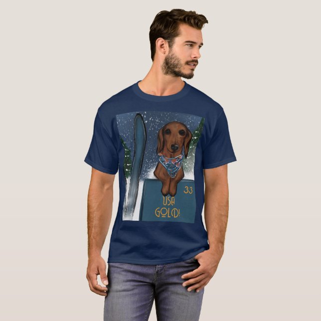 DACHSHUND  T-Shirt (Vorne ganz)