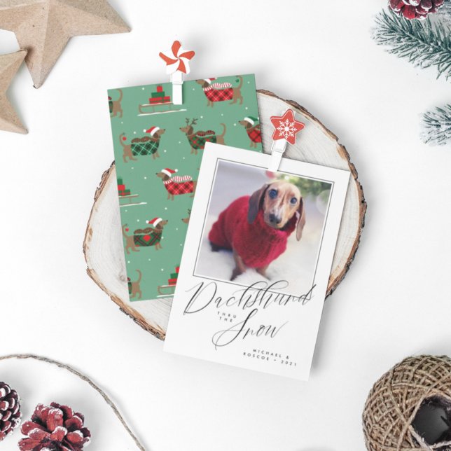 DACHSHUND THRU THE SNOW Add Your Foto (Von Creator hochgeladen)