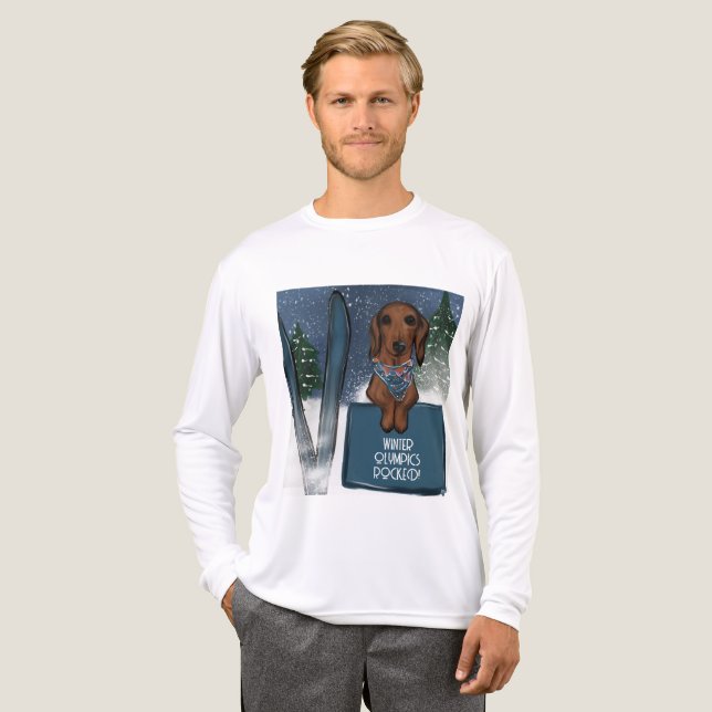 DACHSHUND  Tri-Blend SHIRT (Vorderseite komplett)