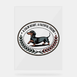 Dachshund Un cœur calme, un ami fidèle