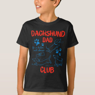 Dachshund-Vater-Club Das Leben ist besser mit Doxi T-Shirt