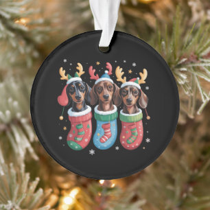 Dachshund Weihnachten Hunde Liebhaber Geschenk Url Ornament