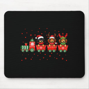 Dachshund Weihnachts Hund Lichter Santa Xmas Haust Mousepad