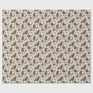 Dachshund-Weihnachtspapier Geschenkpapier