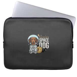 Dachshund Weltraum Hund Astronaut Vektor Laptopschutzhülle