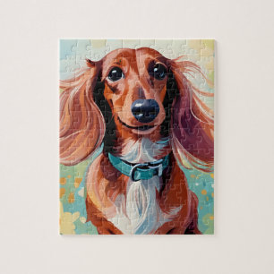 DACHSHUND Wienerdog amusant puzzle pour enfants