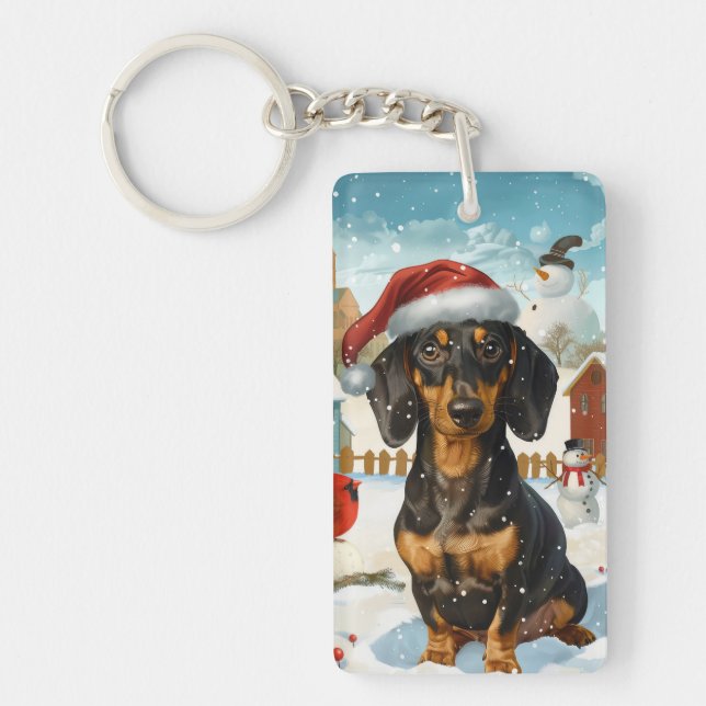 Dachshund Winter Wonderland Christmas Joy (Devant)