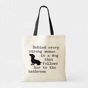 Dachshund-Witz-Zitat - Dachshund  Tragetasche