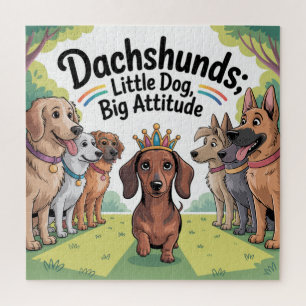 Dachshunde Kleiner Hund, große Attitüde