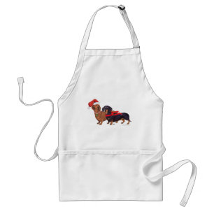 Dachshunde Weihnachten Schürze