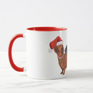 Dachshunde Weihnachten Tasse