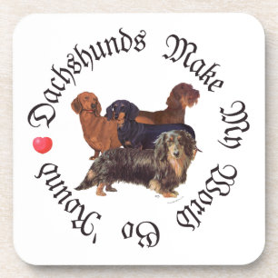 Dachshunds machen meine Welt Untersetzer