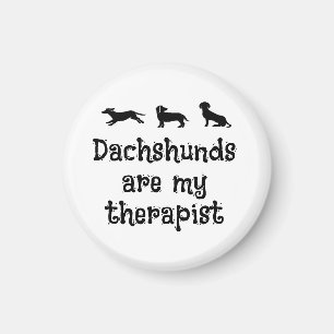 Dachshunds sind mein Therapeut Süßer Dachshund Magnet