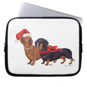 Dachshunds Weihnachten Laptopschutzhülle