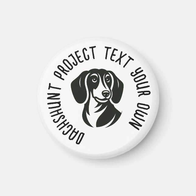 Dachshunt Logo Ihres Projekts MAGNET (Vorne)