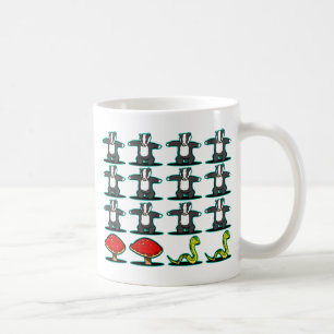 Dachspilzschlange Kaffeetasse