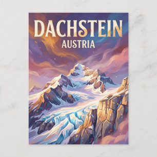 Dachstein-Gletscher Österreich Postkarte