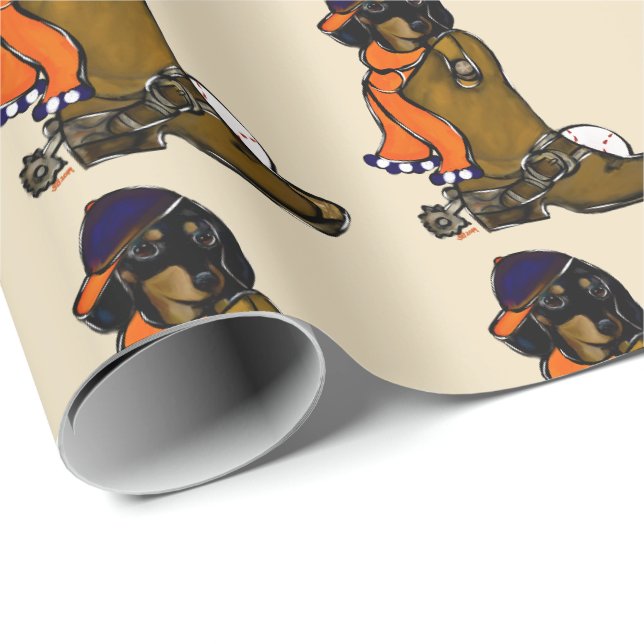 DACHSUND GESCHENKPAPIER (Rolleneckpunkt)