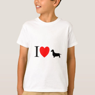 Dachsund-Liebhaber-Geschenke "ich LiebeDachsunds " T-Shirt