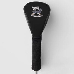 Dachsund Zuhause Golf Headcover