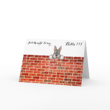 DACHTE GERADE, dass ich HALLO!! SAGEN würde!