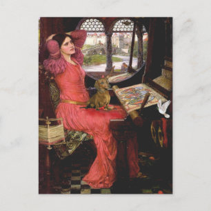 Dackel 1 - Lady of Shalotte Postkarte