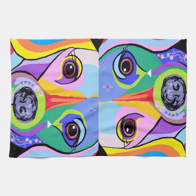 Dackel 2 handtuch (Horizontal)