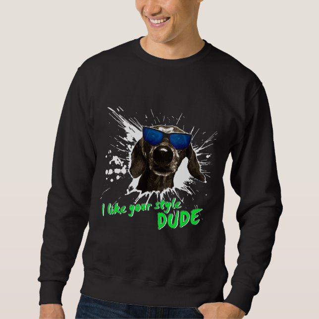 Dackel 331 sweatshirt (Vorderseite)