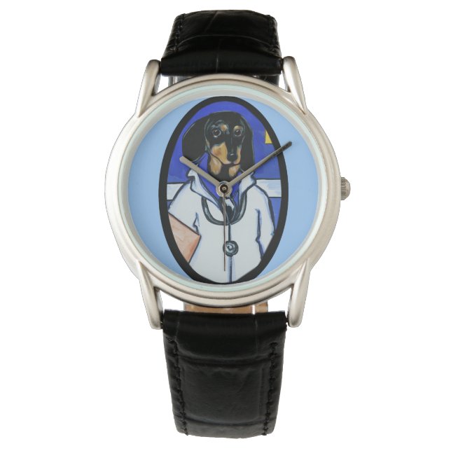 DACKEL ARMBANDUHR (Vorderseite)