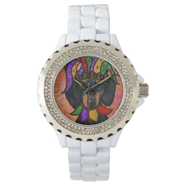 DACKEL ARMBANDUHR (Vorderseite)